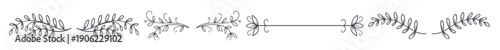 Decorative Text Dividers with Leaves