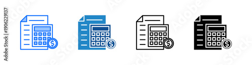 Finance Multiple Style Icon Set 