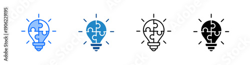 Solution Multiple Style Icon Set 