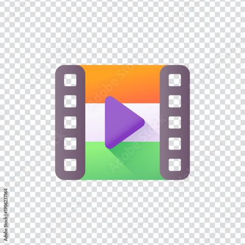 Bollywood Film Industry Clapperboard Icon