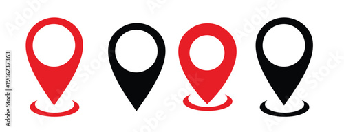location vector icon place symbol gps pictogram flat