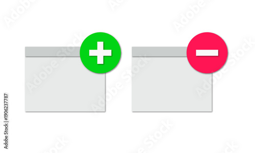 add or remove page for ui design icon
