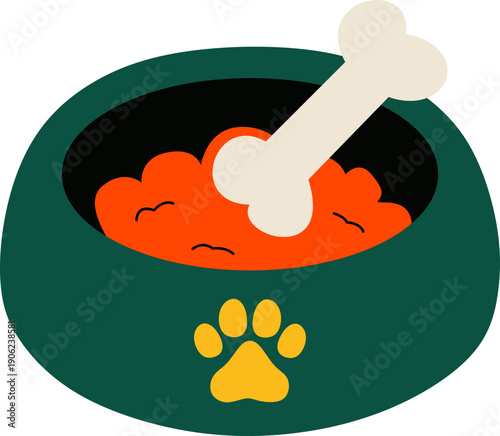 Cartoon Pet Dogs Stuff Illustration Element