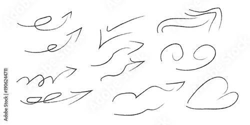 Hand drawn medical icon set for web design or health apps.  vector eps