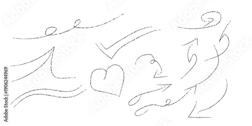 Hand drawn medical icon set for web design or health apps.  vector eps