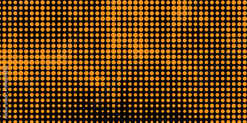 Vibrant Orange Halftone Dot Pattern Background for Design, Abstract Art, Creative Stock Projects