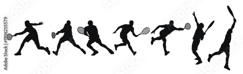 Tennis Player Silhouette