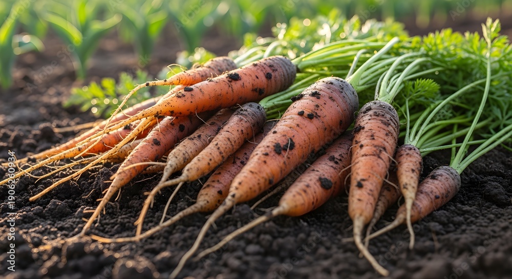 custom made wallpaper toronto digitalFreshly harvested carrots