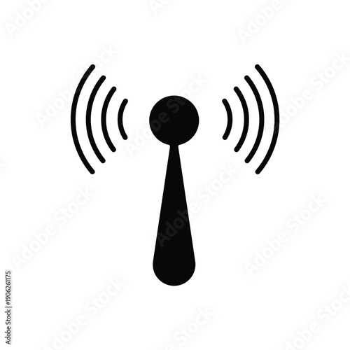 signal concept line icon. Simple element illustration. signal concept outline symbol design.