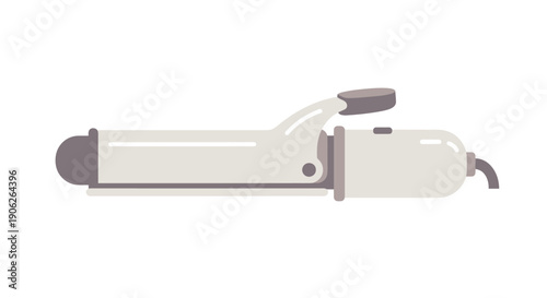 Hair straightening iron for styling and smoothing hair.