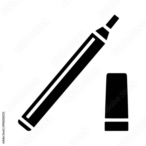 vector illustration marking pen icon