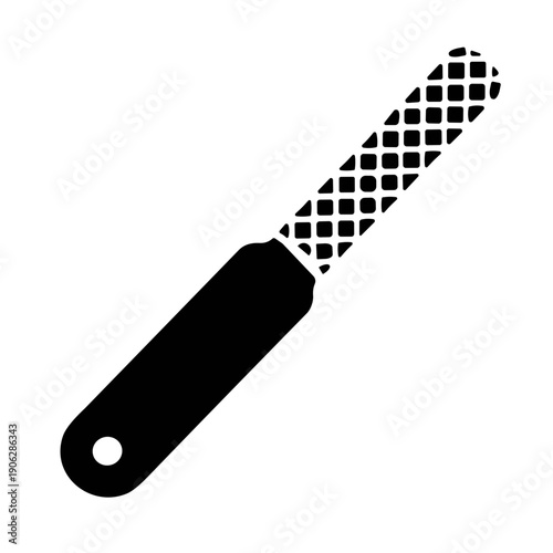 vector illustration nail file icon