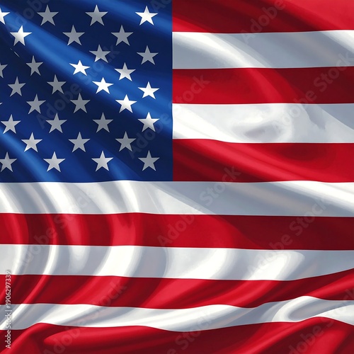 Free Download Digitally rendered waving depiction of the United States flag - GFXLoad