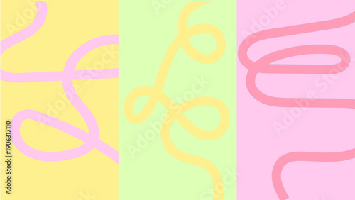 Vibrant abstract poster with flowing shapes in warm colors featuring colorful, fluid wavy lines for a dynamic motivational design typography for creative wall  