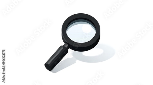 Wallpaper Mural Magnifying glass for investigation and research purposes Torontodigital.ca