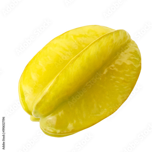 Star fruit isolated on a transparent background