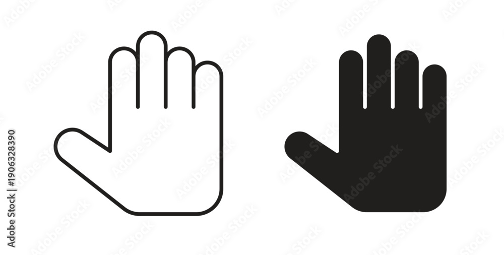 Obraz premium Stop icon element for design projects