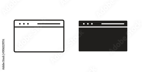 Web page icon element for design projects
