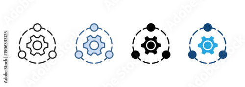 Multi Style Icon Set Systematic Collection