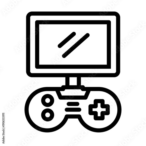 Gaming Console Vector Icon