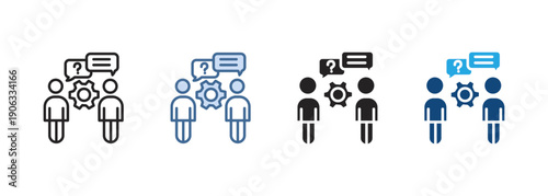 Multi Style Icon Set Clarification Collection