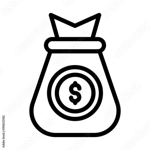 Money Bag Vector Icon