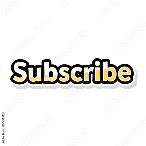 A large subscribe button