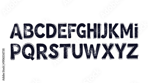 Alphabet Letter Set: A comprehensive collection of alphabet letters, offering a versatile range of typographic options, perfect for design needs.