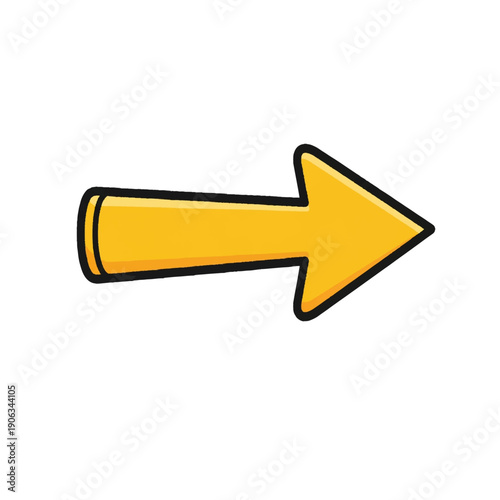 yellow road sign isolated