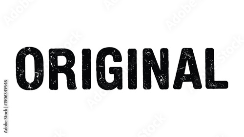 Original Wordmark: A bold wordmark showcases the word original in a clean and modern font, emphasizing authenticity and genuineness. 