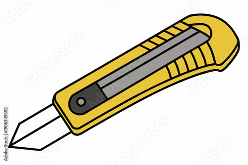 Simple Yellow Cutting Tool