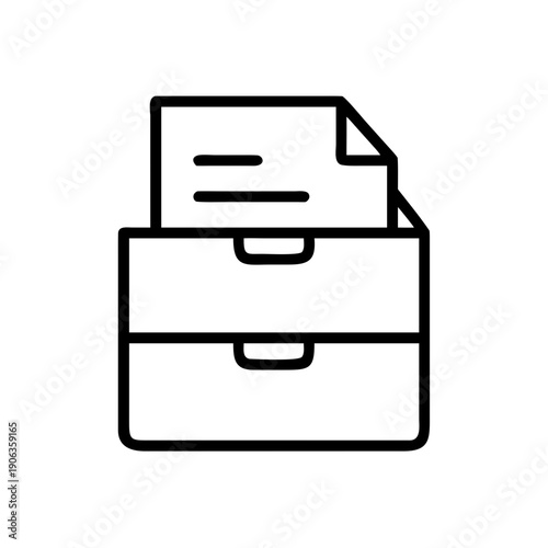 File Drawer icon for web and graphic design