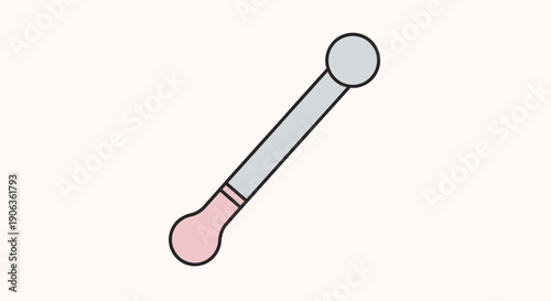 Simple illustration of a thermometer showing a temperature reading.