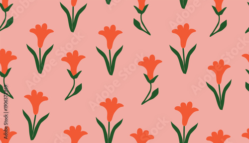 Hand drawn Cute flower Vector Pattern. Repeat pattern. Ditsy floral seamless pattern. Small little flower background. Ditsy print. Ditsy floral flower pattern for fashion, fabric, wrapping, decor