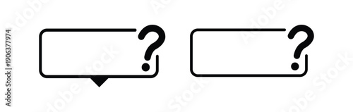 Set of quote box frame collection blank quote boxes