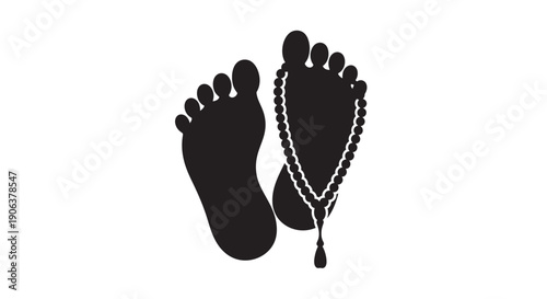 Abstract black background with white dots, futuristic technology concept with copy space