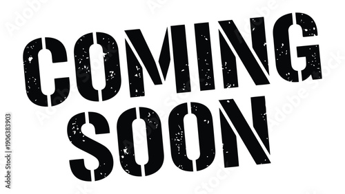 Coming Soon Announcement: A bold announcement of Coming Soon in a striking and attention-grabbing design, perfect for building anticipation and generating excitement.