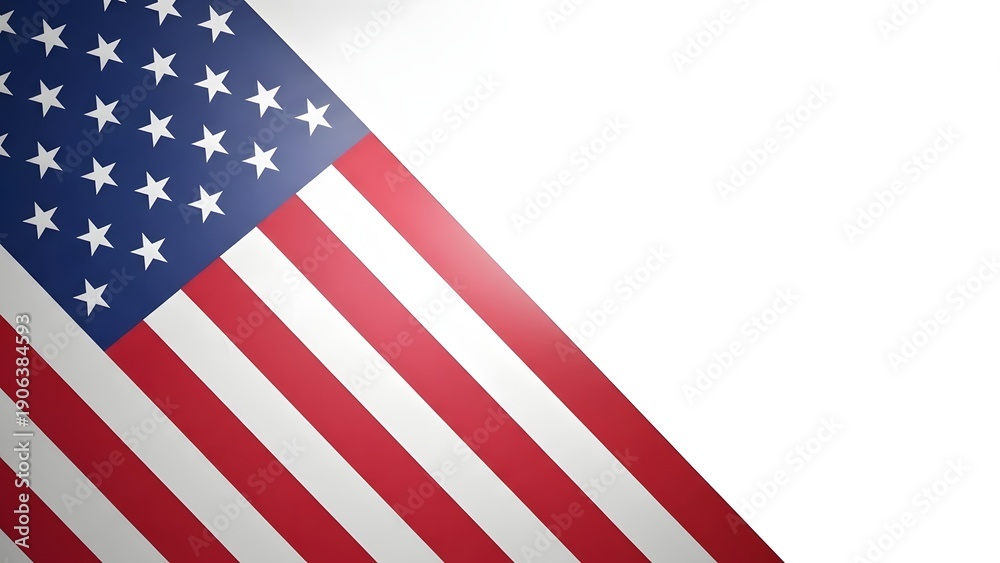 Fototapeta premium President's day united states american flag patriotic holiday