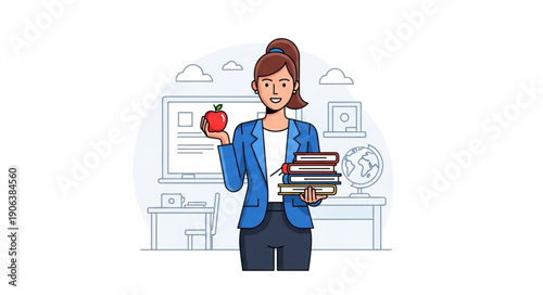 business woman in office