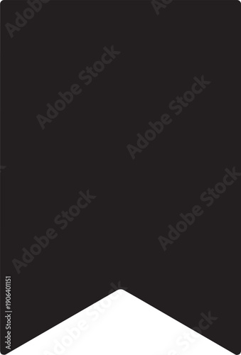 Black ribbon pricing tag for web, app, and product highlights