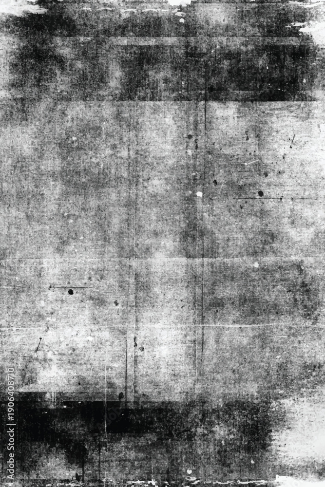 Obraz premium Black and white grungy abstract background. Grungy frame. Vector illustration 