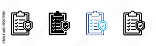 Responsible Practice icon set multiple style collection