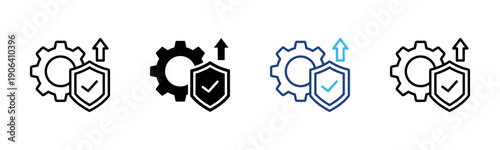 Resilience Spirit icon set multiple style collection