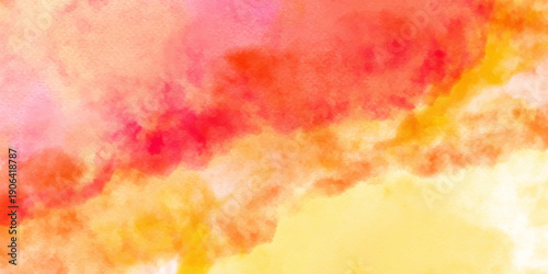 水彩　和柄　紅葉　背景