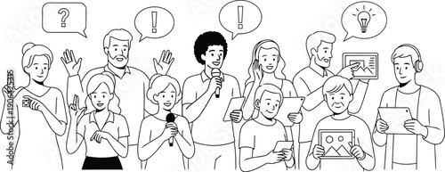 Creative team brainstorming session with diverse ideas and collaboration tools