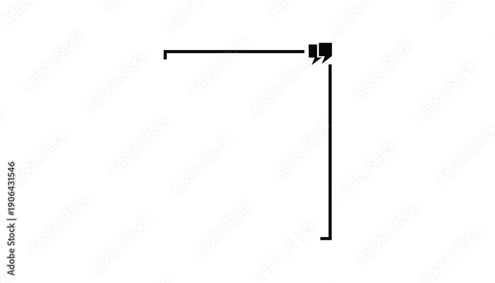 Fototapeta premium Set of quote box frame collection blank quote boxes