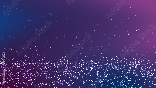 Fotografie purple background with sparkling dots