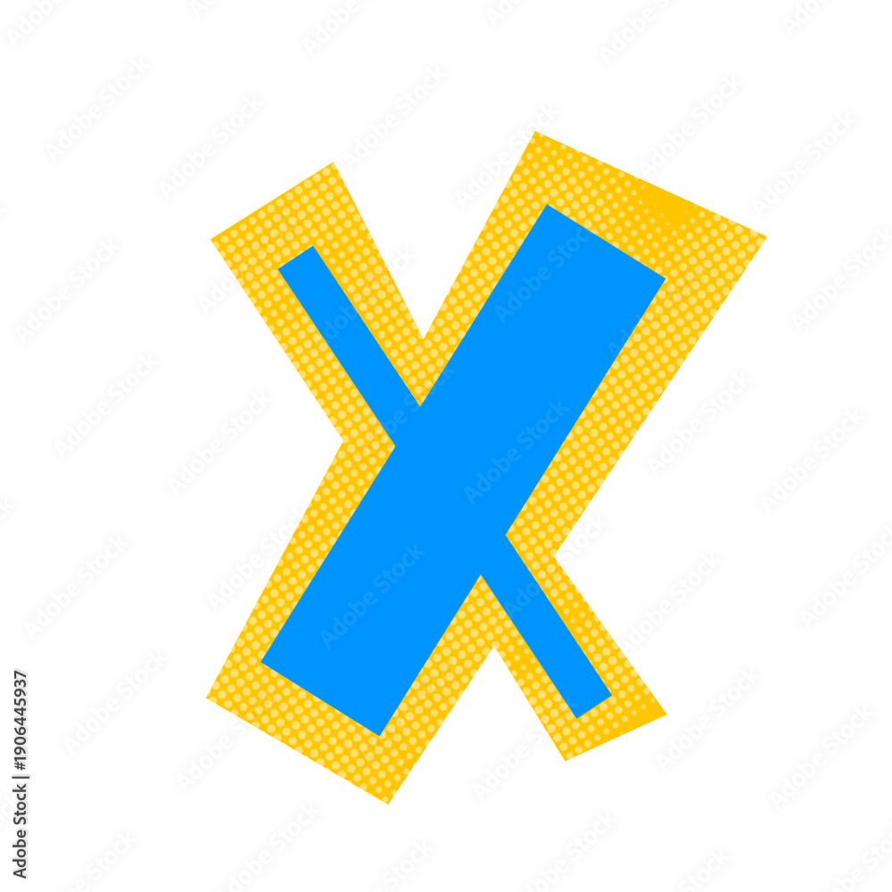 Obraz premium Magazine Alphabet Cutout