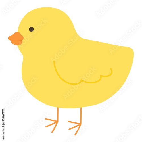 かわいいひよこのベクターイラスト