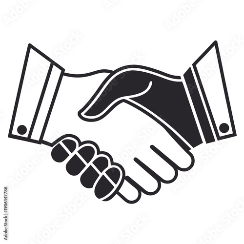 handshake vector illustration